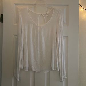 Aeropostale Bethany Mota White Long Sleeved Top